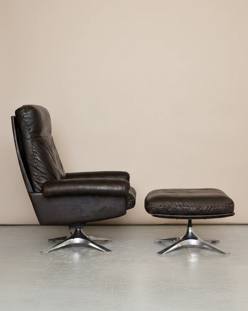 de Sede DS-31 Lounge Chair & Ottomane