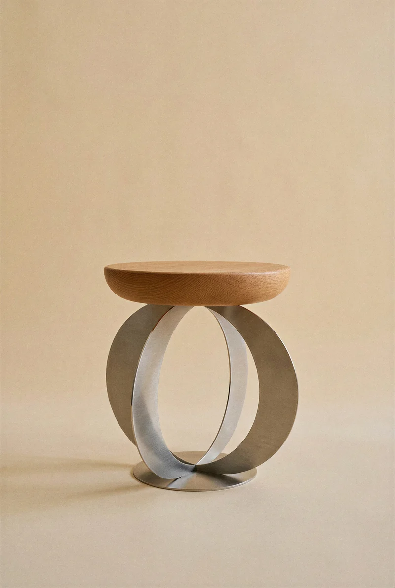 Minor Stainless Steel Side Table