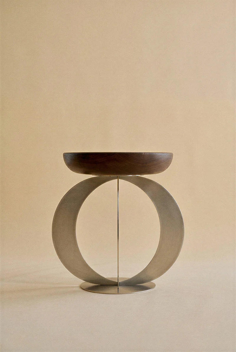 Minor Stainless Steel Side Table