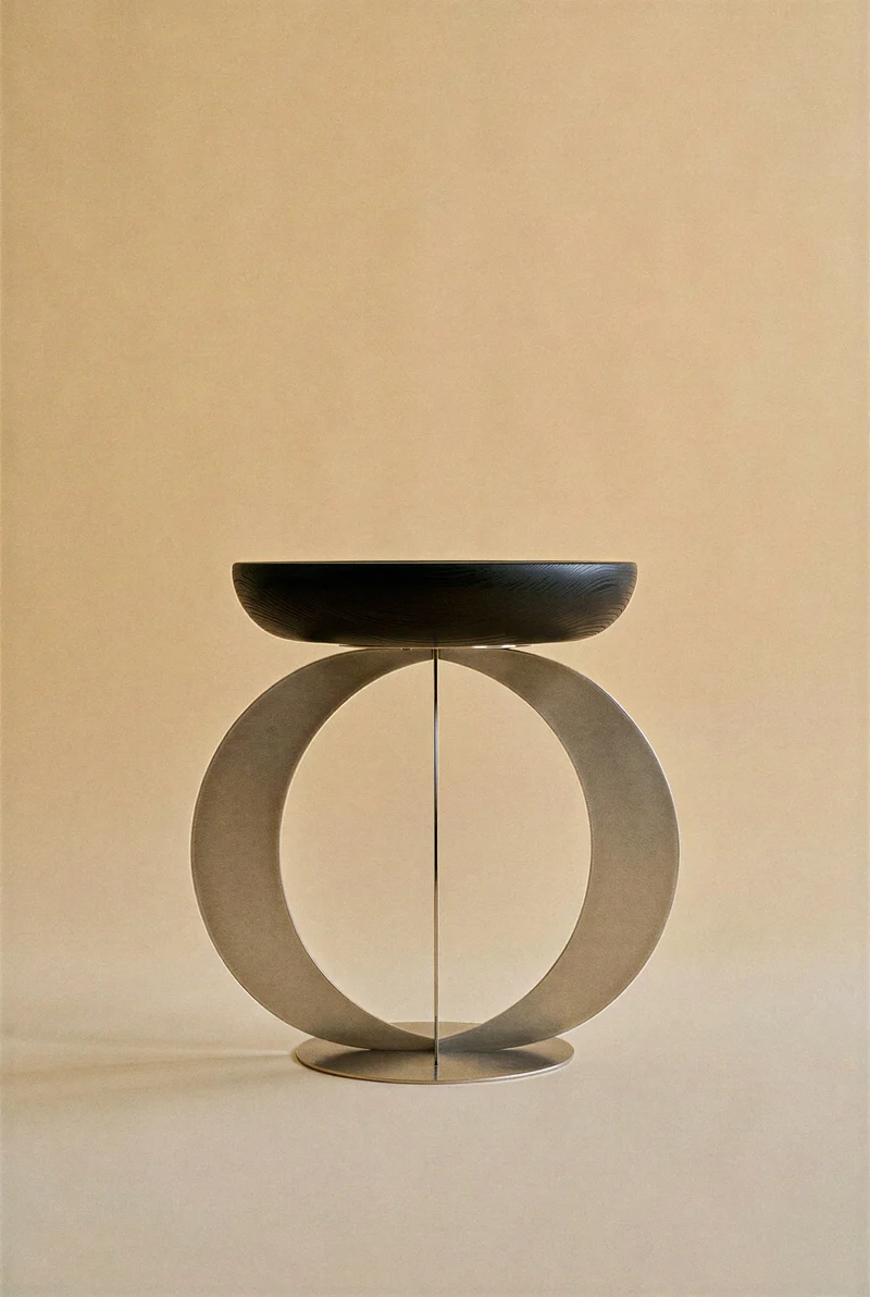 Minor Stainless Steel Side Table