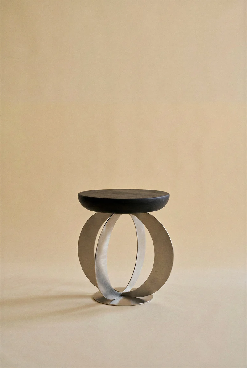 Minor Stainless Steel Side Table