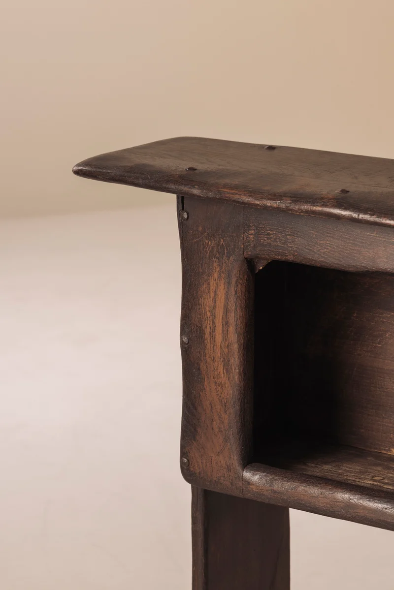 Early 20th Century Folk Art Rustic Cabinet / Side Table from France