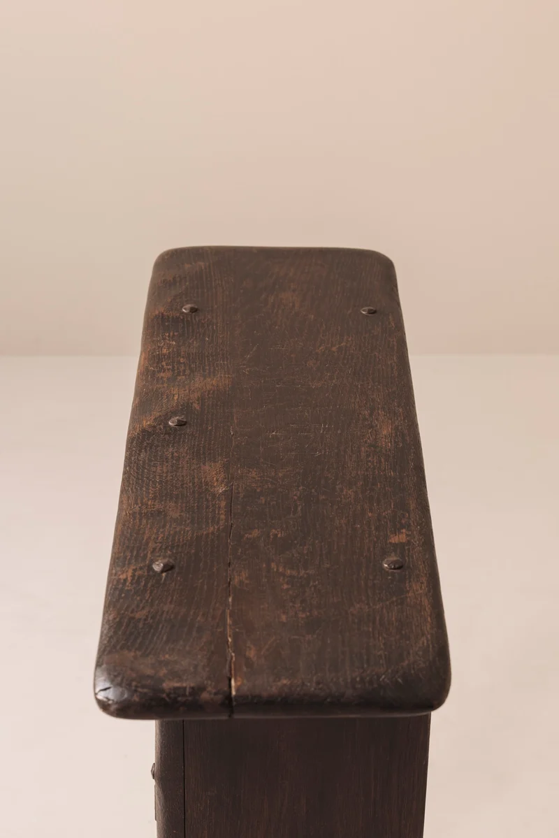 Early 20th Century Folk Art Rustic Cabinet / Side Table from France