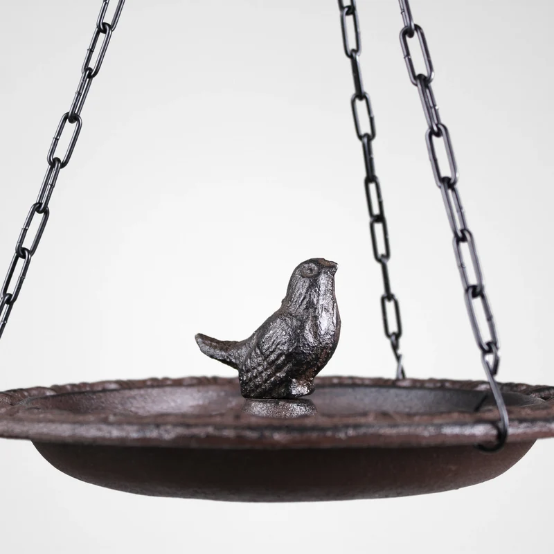 Bain D Oiseaux Suspendu En Fonte