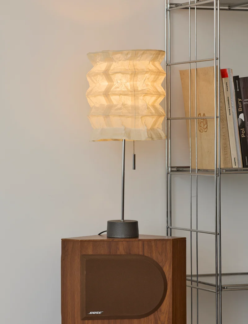 Vintage Ikea paper table lamp C. 1990