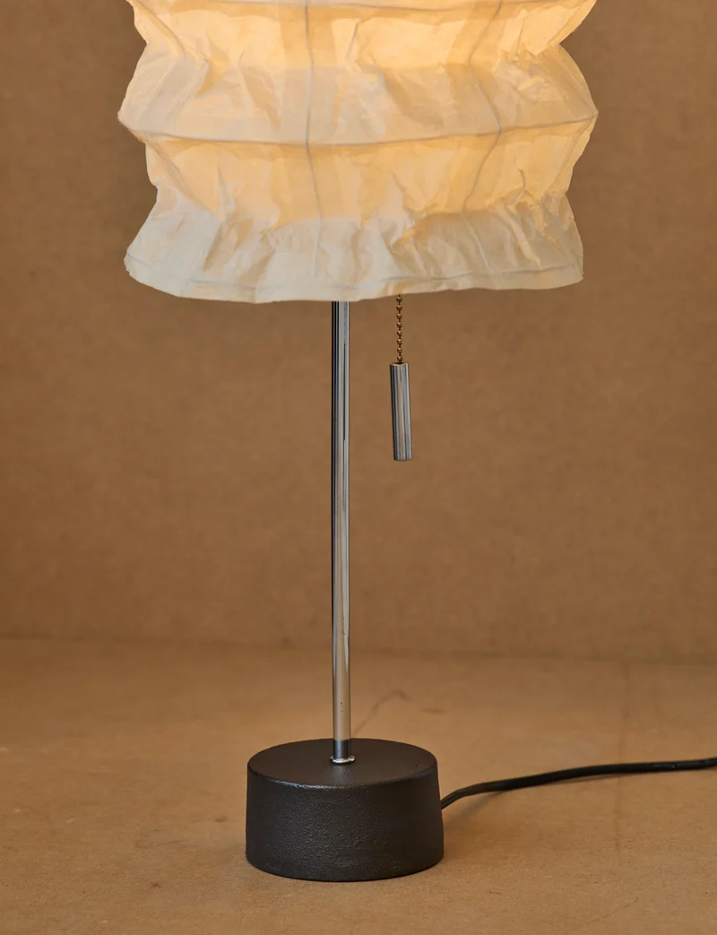 Vintage Ikea paper table lamp C. 1990