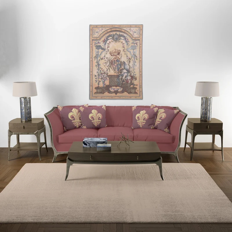 Tapisserie Gobelin Blason (Tissage Jacquard)