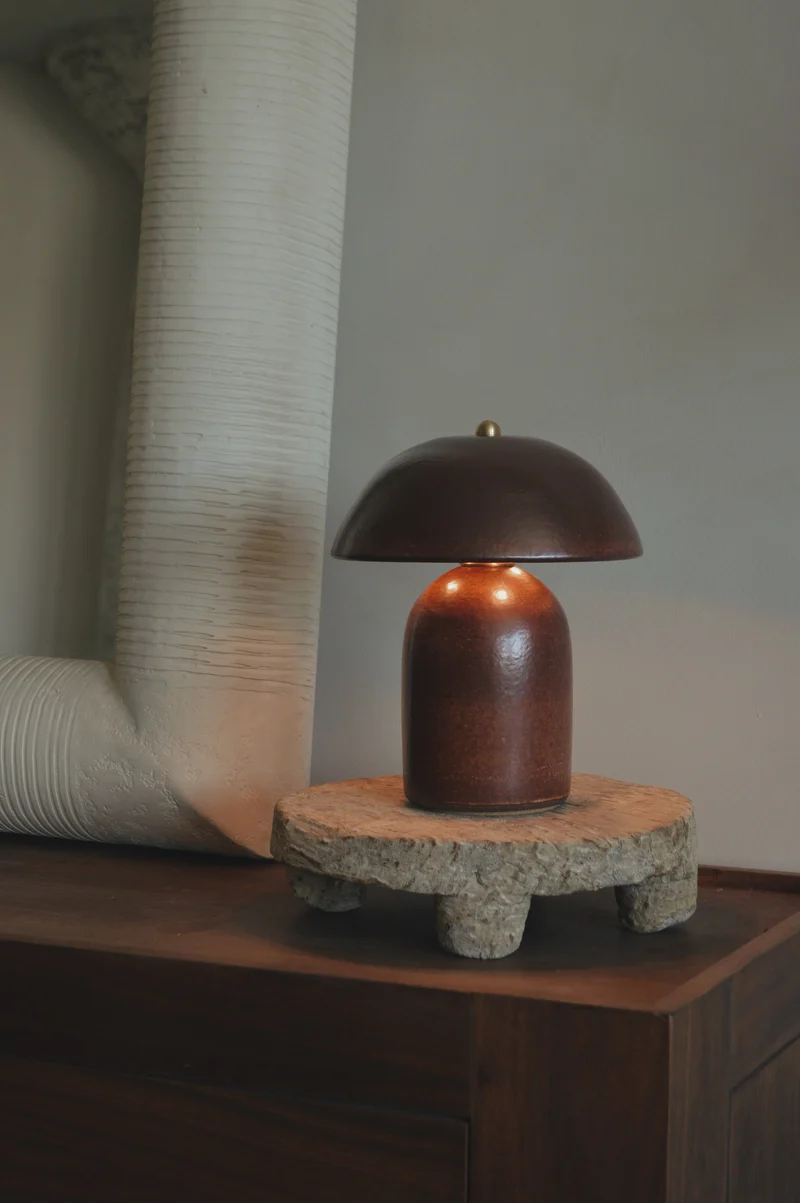 Shino Tera Brass Table Lamp