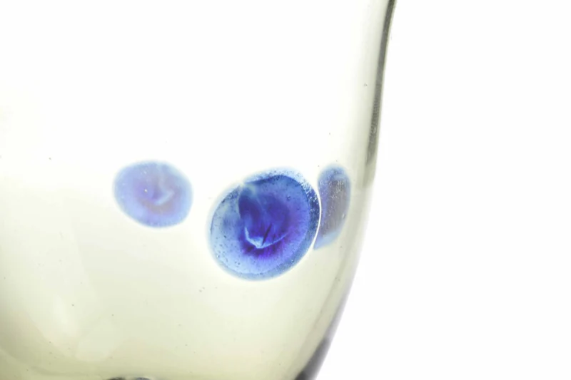 Verre Romain avec Points Bleus en Paire