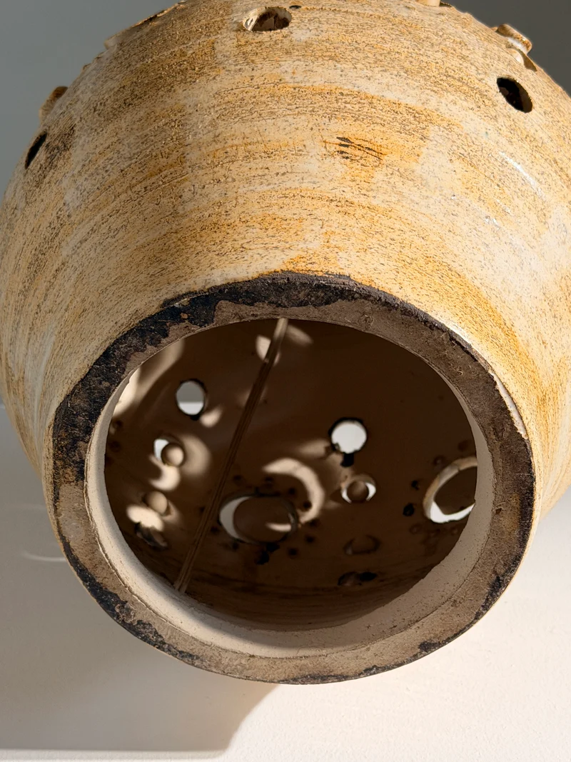 Vintage Large ceramic table lamp by Georges Pelletier, circa 1960