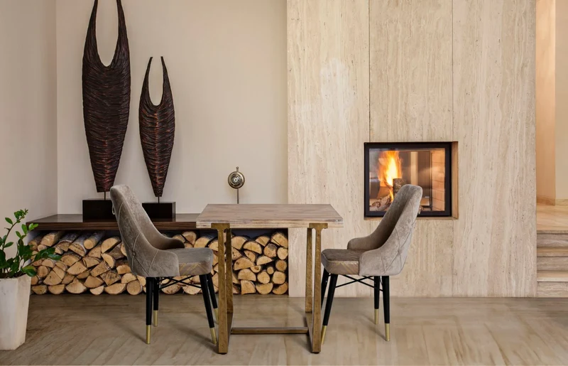 Table à manger en bois – Ankara Design rectangulaire moderne