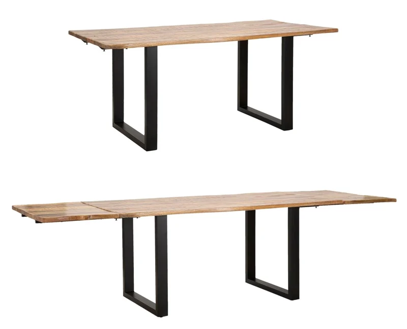 Table à manger extensible en bois – Design moderne Edge