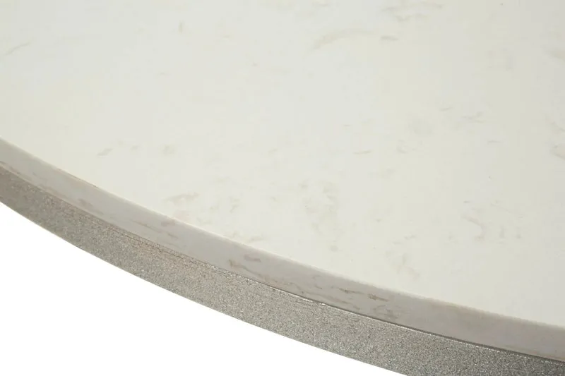 Table à manger ronde avec base en métal et plateau en marbre – Istanbul Elegant Design