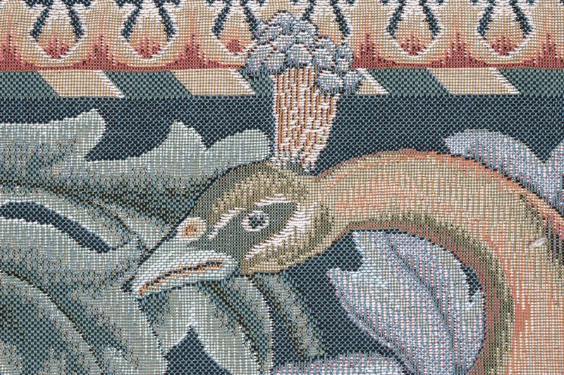 Tapisserie Gobelin Le paon (Tissage Jacquard)