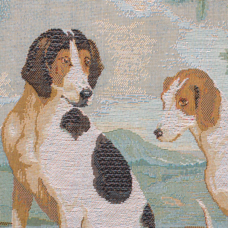 Tapisserie Gobelin Pompée et Florissant (Alexandre-François Desportes) (Tissage Jacquard)