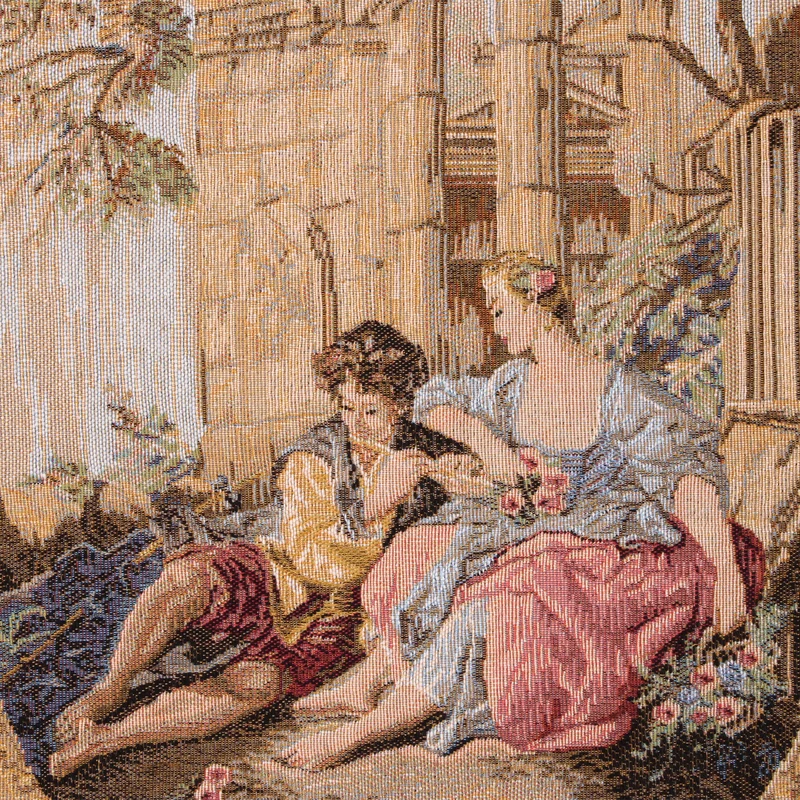 Tapisserie Gobelin Sérénade beige (Tissage Jacquard)