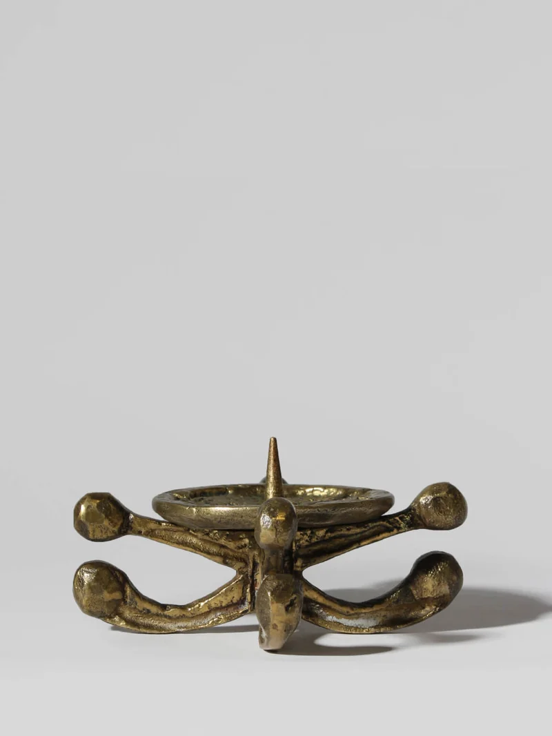 Brass Ethnic Candle Holder Stand