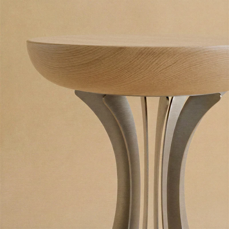 Fibonacci Stainless Steel Side Table