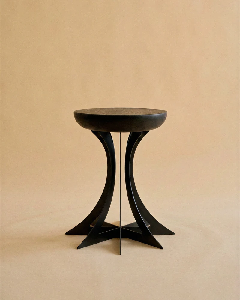 Fibonacci Side Table - Black