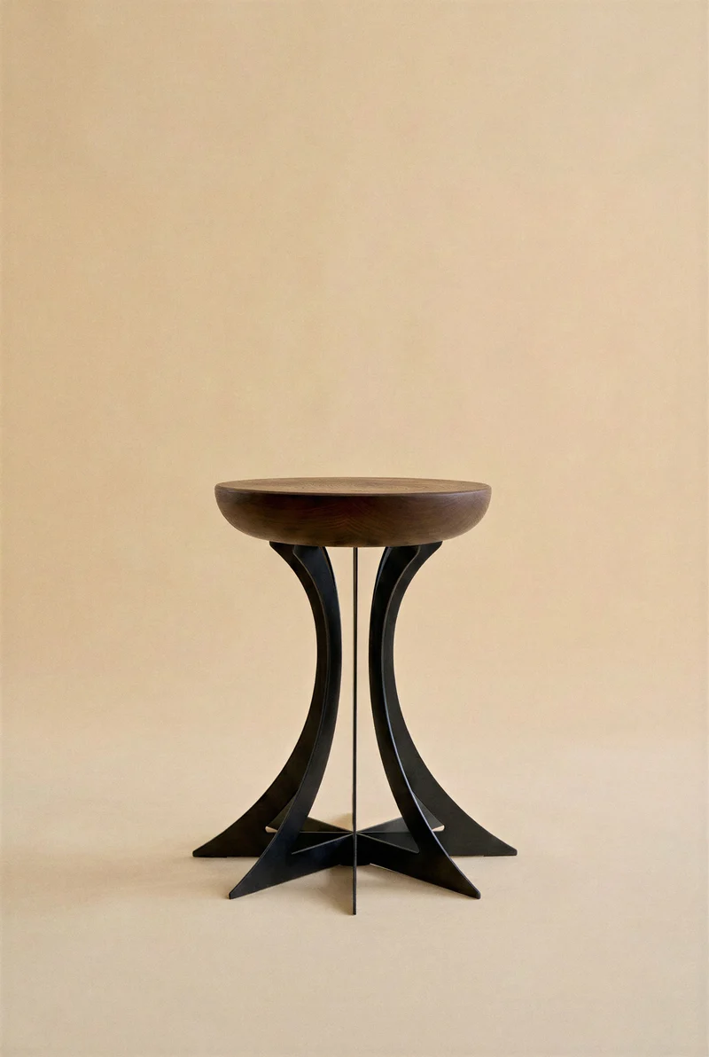 Fibonacci Side Table - Black