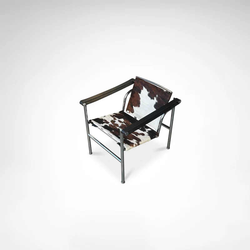 LC1 ponyskin armchair by Le Corbusier et al for Cassina 1980s