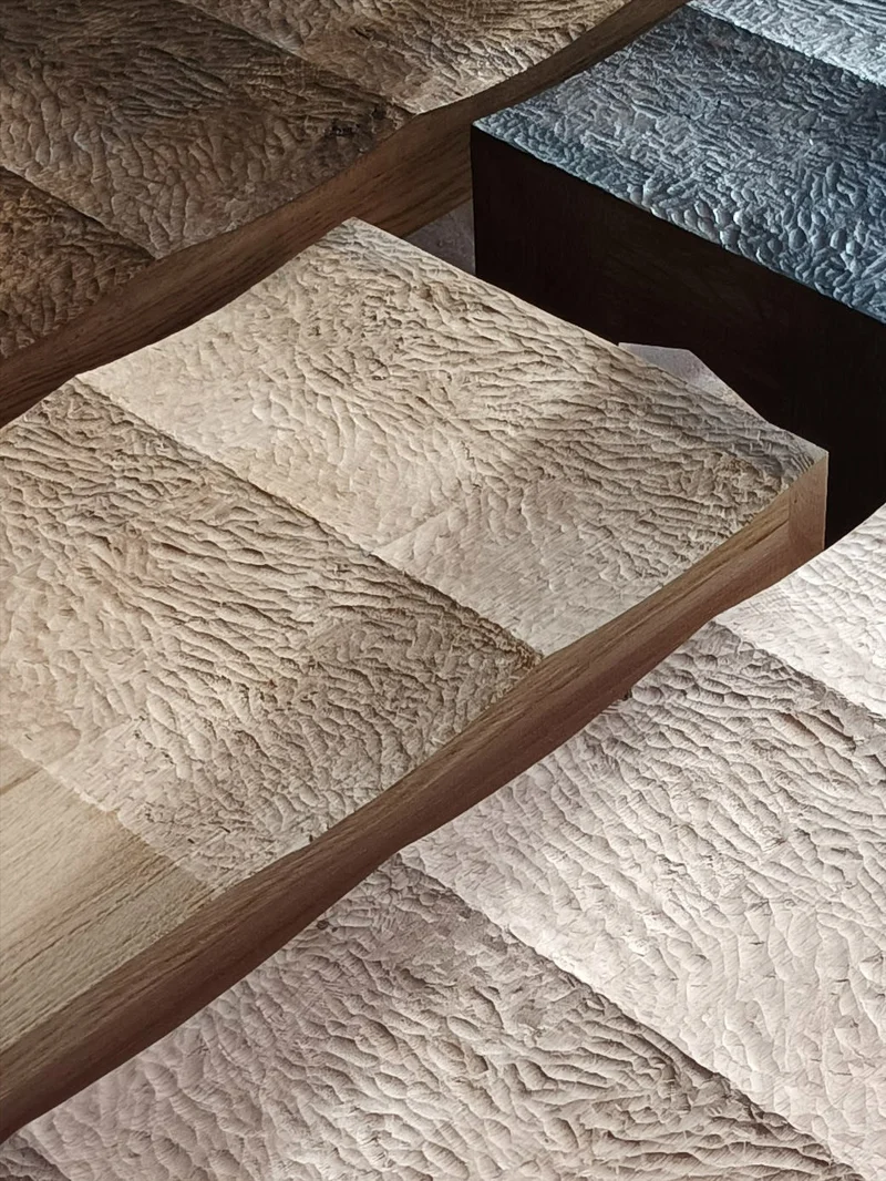 single seat bench "Onde"