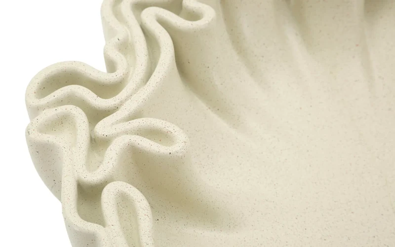 Bol décoratif en résine blanche – Collection Stons Modern