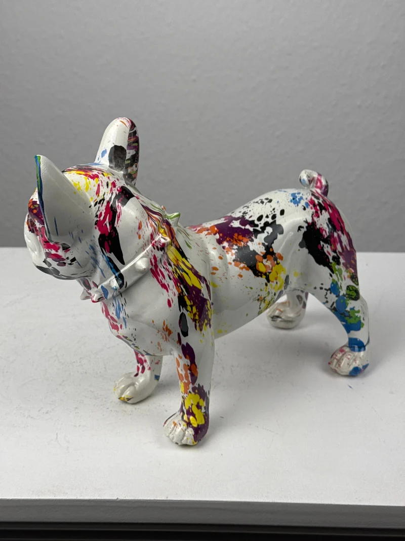 Bouledogue français Pop Art (Art moderne éclaboussé)