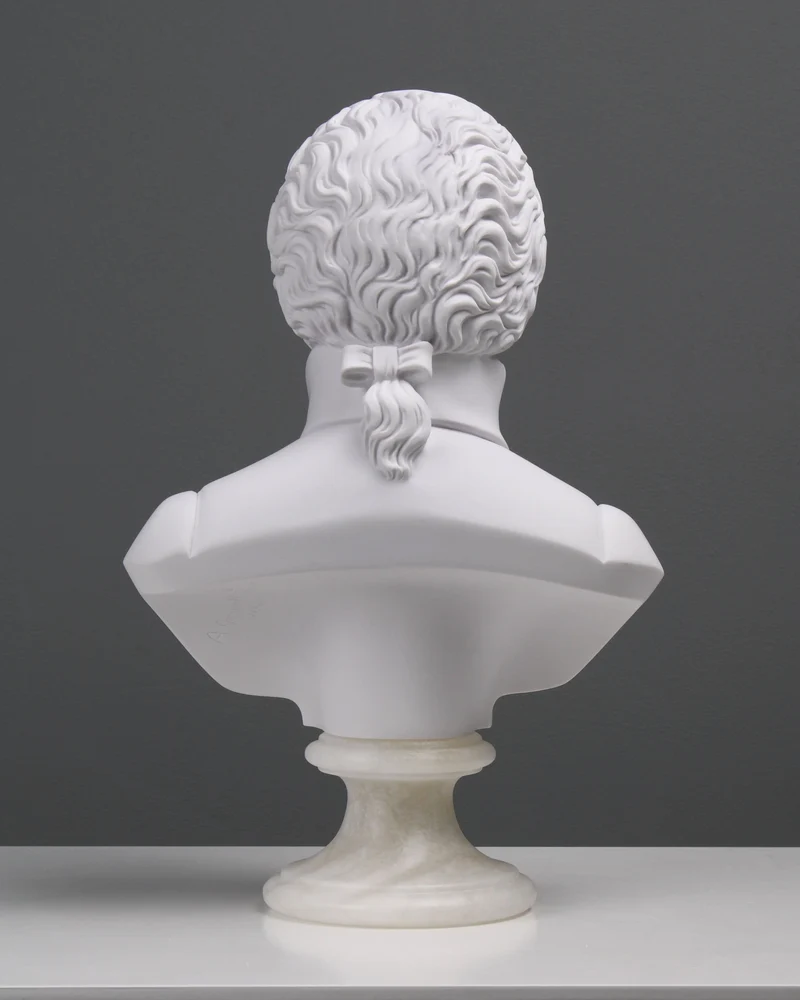 Buste de Mozart - sculpture en marbre