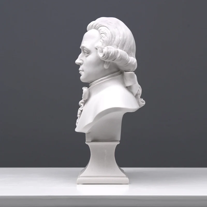Buste de Mozart - sculpture en marbre