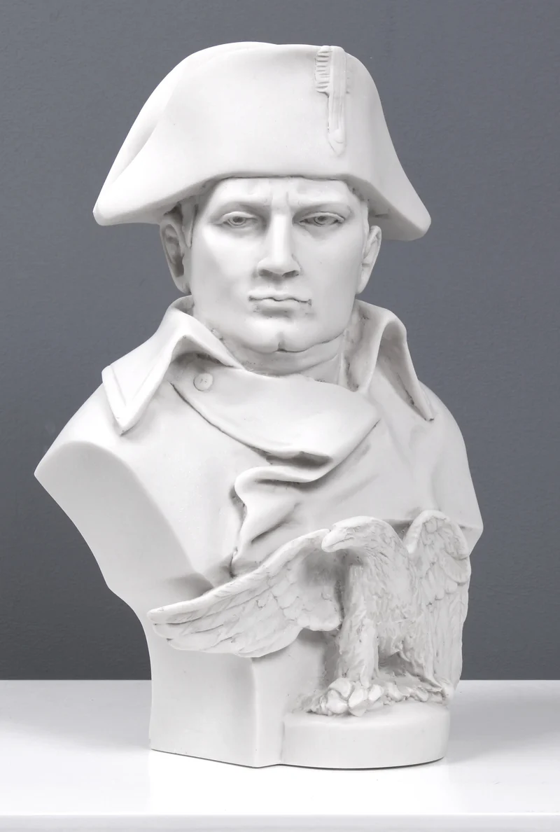 Buste de Napoléon avec Aigle - sculpture en marbre