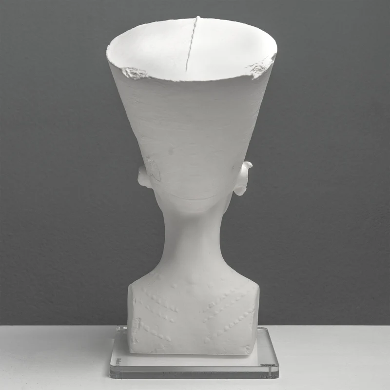 Buste de Néfertiti – Statue Blanche (Musée Égyptien de Berlin)