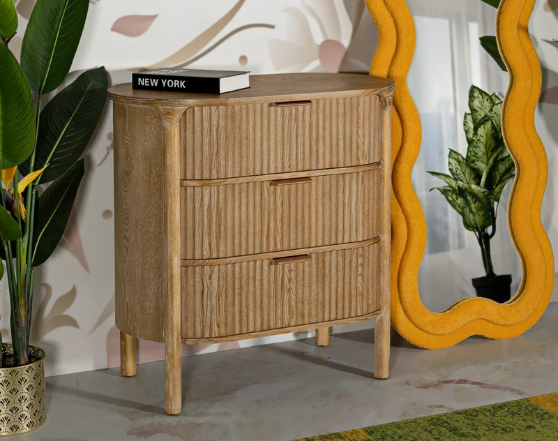 Commode en bois avec tiroirs – Collection chambre à coucher Gothenburg