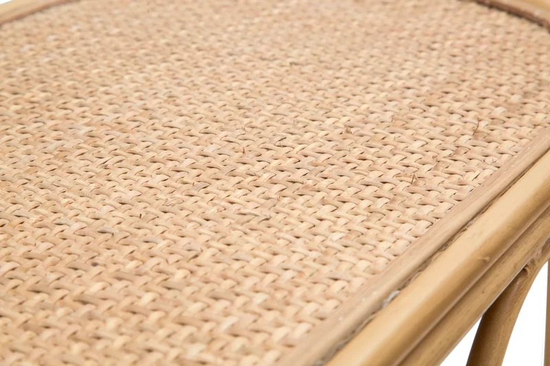 Console en bois avec design à lattes – Samui Entryway