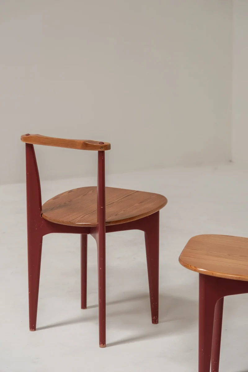 Pair of Yngve Ekström Chairs, Finland, 1950