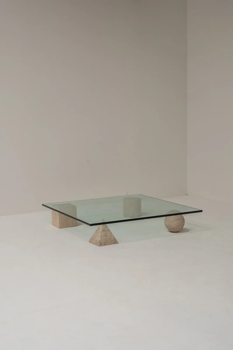 Metaphora Coffee Table by Lella & Massimo Vignelli for Casigliani 1970