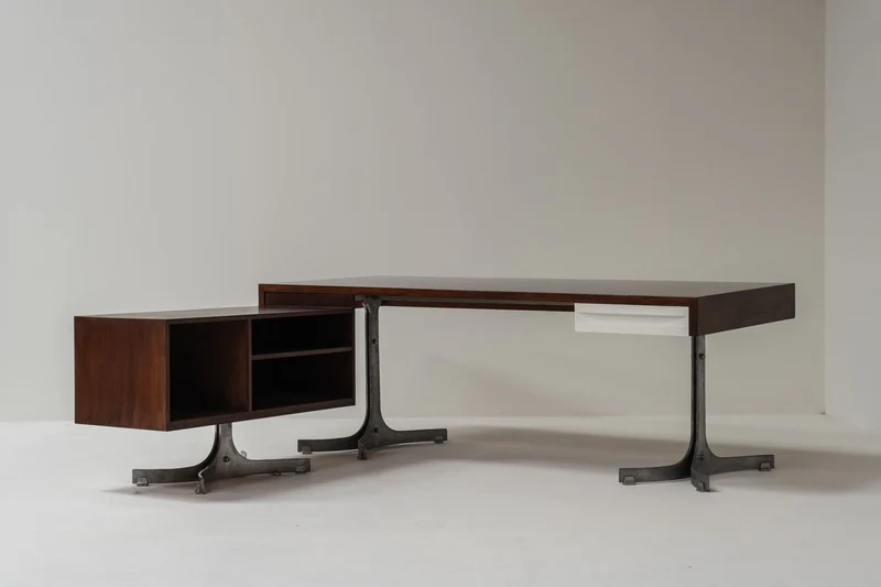 Executive desk by Trau Arredamenti Metallici S.P.A, 1960s