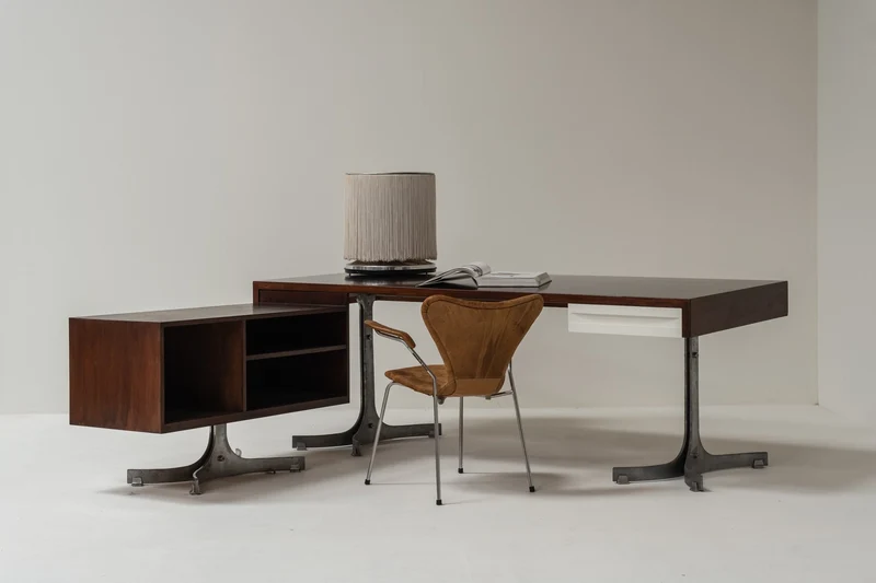 Executive desk by Trau Arredamenti Metallici S.P.A, 1960s
