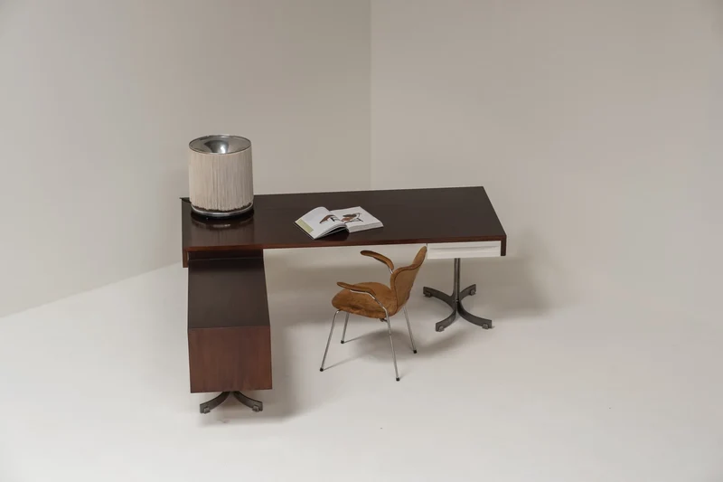Executive desk by Trau Arredamenti Metallici S.P.A, 1960s