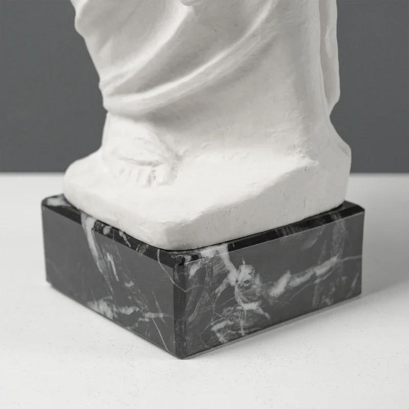 Buste de Vénus de Milo sur Socle en Marbre Noir