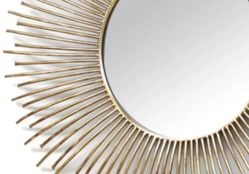 Miroir mural rond design - Eliz