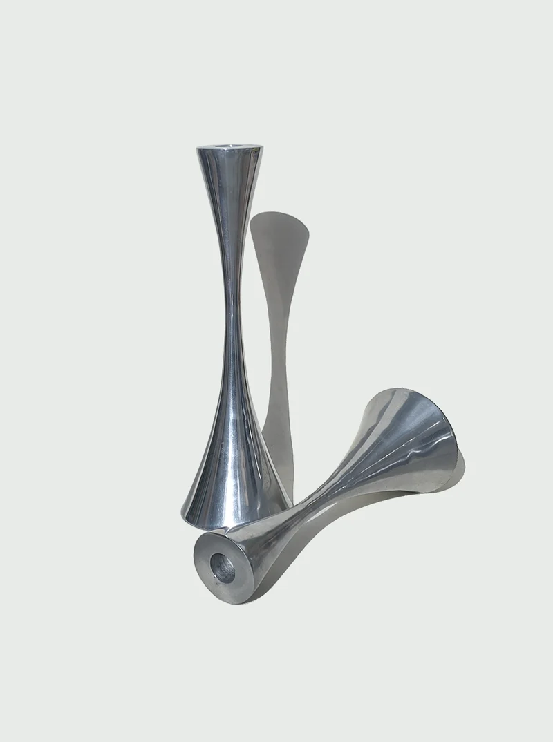Pair of Modern Candle Holders