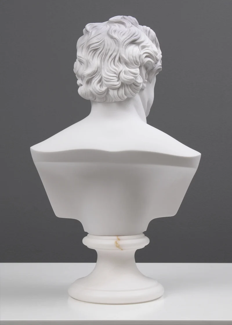 Buste de Goethe - sculpture en marbre
