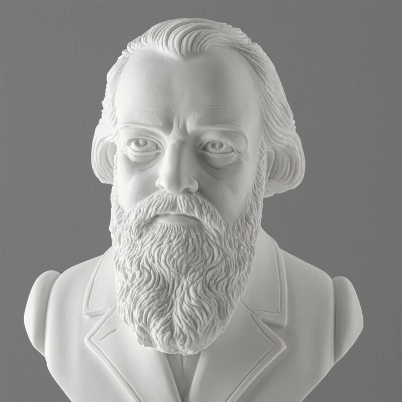 Buste de Johannes Brahms — Maître de l’Harmonie Romantique