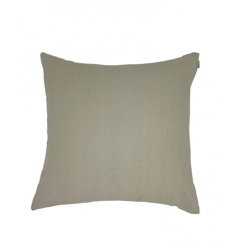 Coussin Beige – Arbre avec Oiseaux (Tapisserie Gobelin, Tissage Jacquard)