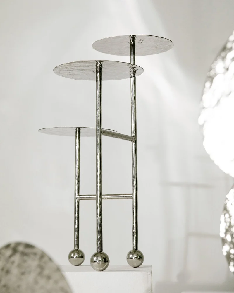 Liquid Side Table Stainless Steel