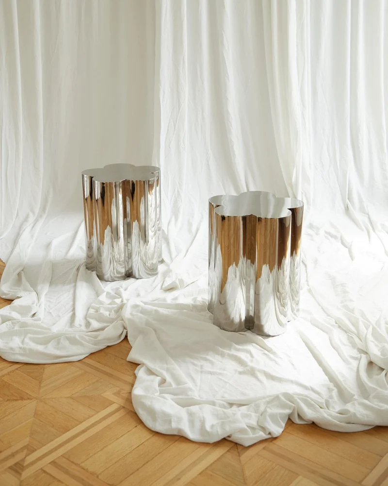 Barvinok Steel Side Table