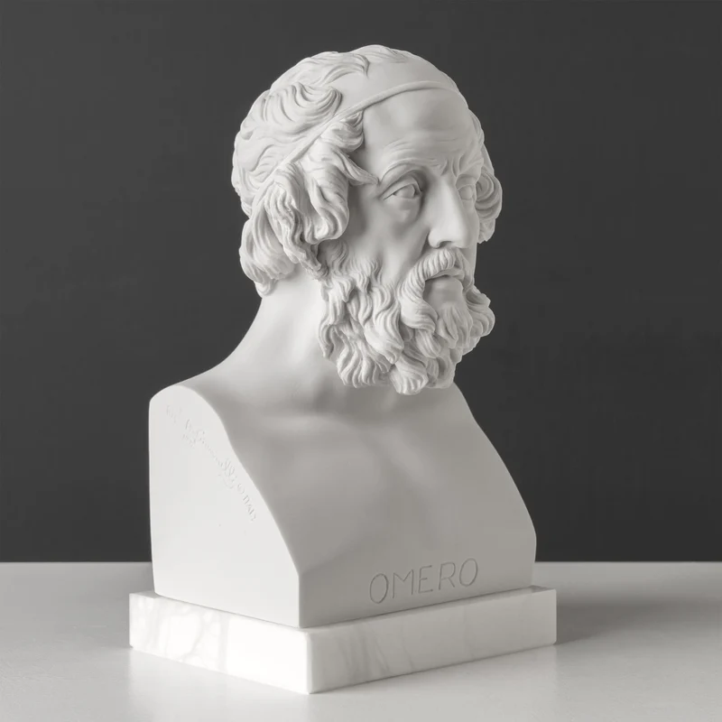 Buste d’Homère — Père de l’épopée et de la mythologie grecques