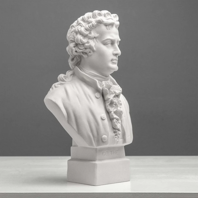 Buste Goethe – Poète allemand en style néoclassique