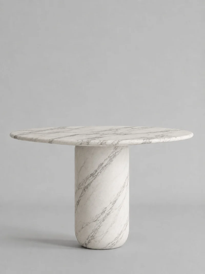 Round Dining Table in Marble - Collection
